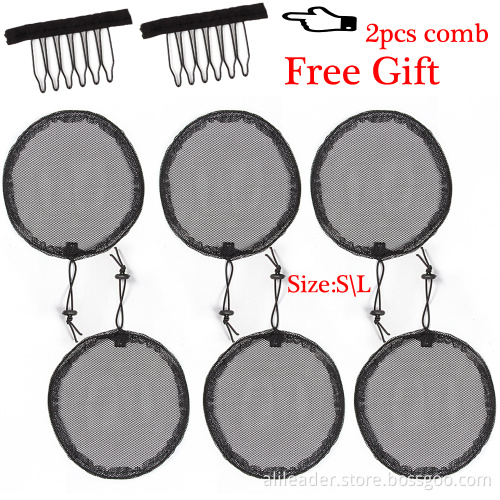 Drawstring Ponytail Bun Hair Net for Making Ponytail